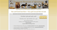 Desktop Screenshot of goodsamshowcase.miniature.net