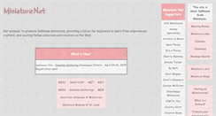 Desktop Screenshot of miniature.net